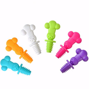Silicone Chef Hat Wine Glass Charms / Marker Set