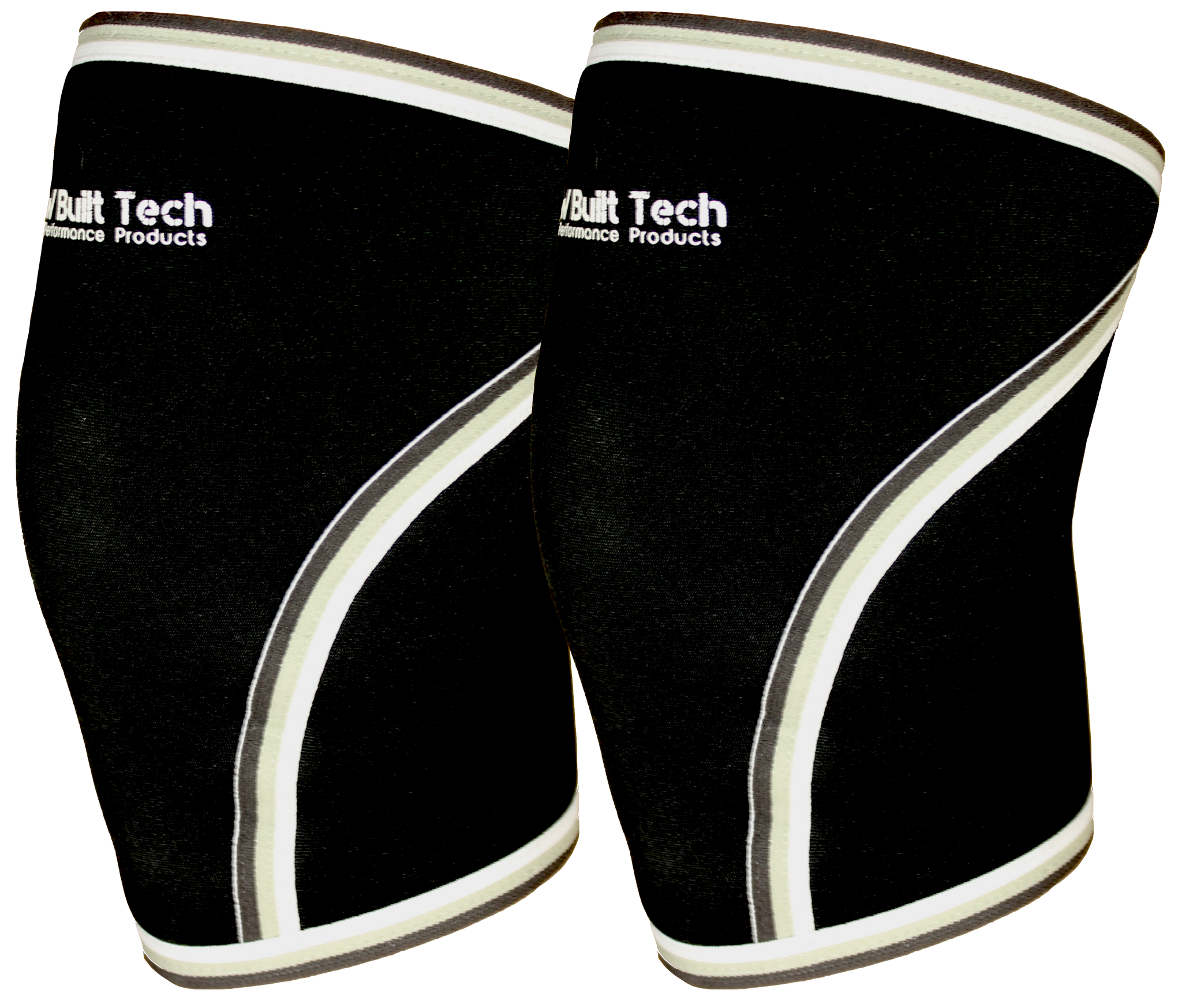 RAW Built Tech Knee Sleeve - 7mm Neoprene (Black)