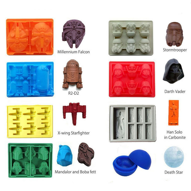 Round Ice Cube Funny Wars Death Star SiliconeTrays Ice Ball Tray