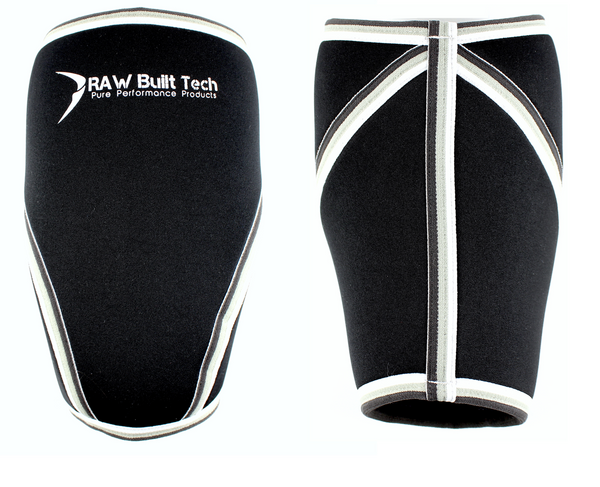 RAW Built Tech Knee Sleeve - 7mm Neoprene (Black)